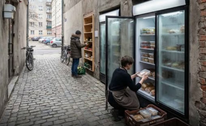 Polonia: nelle strade frigoriferi solidali per donare cibo a chi ne ha bisogno