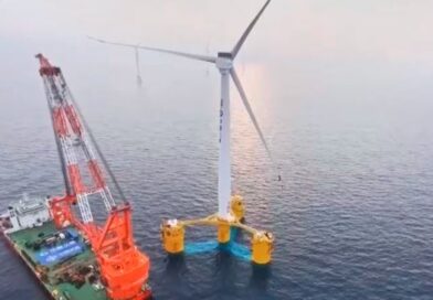 Installata in Cina una maxi turbina galleggiante da 16 MW Installata in Cina una maxi turbina galleggiante da 16 MW